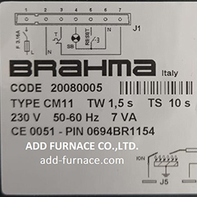BRAHMA TYPE CM11 TW 1,5s TS 10s